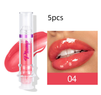 New Tube Lip Rich Lip Color Slightly Spicy Lip Honey Lip Glass Mirror Face Lip Mirror Liquid Lipstick - Steellady