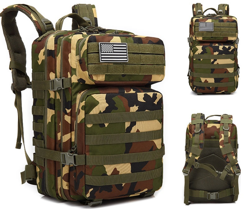 Outdoor Mountaineering Bag Tactical Leisure Bag Army Fan Travel Computer Bag Individual Soldier Package - Steellady