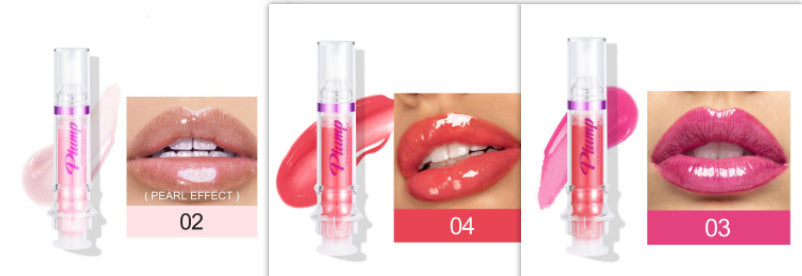 New Tube Lip Rich Lip Color Slightly Spicy Lip Honey Lip Glass Mirror Face Lip Mirror Liquid Lipstick - Steellady