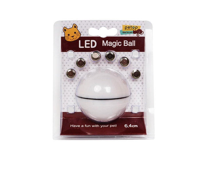 LED Laser Electronic Rolling Pet Funny Cat Toy Ball - Steellady