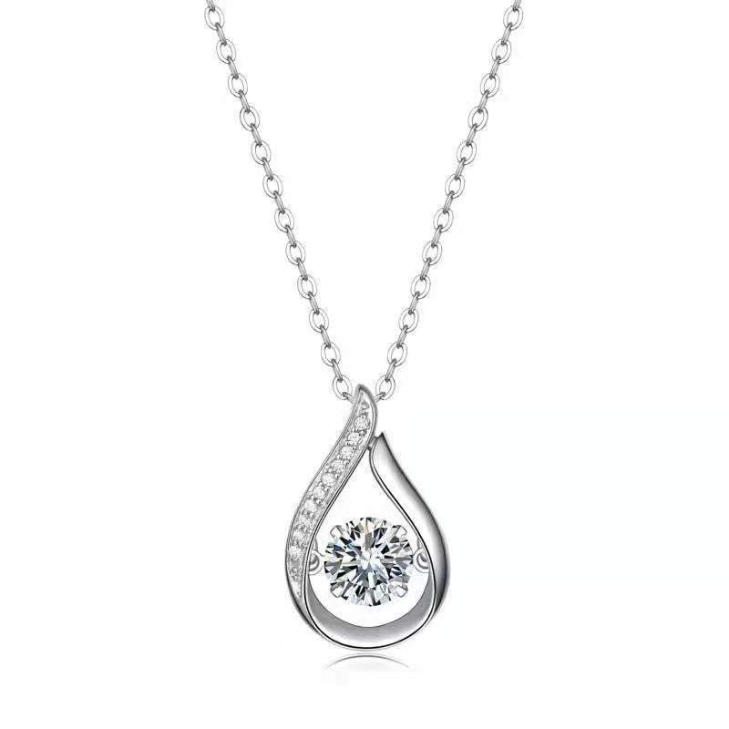 Smart Drop-shaped All-match Light Luxury Necklace - Steellady