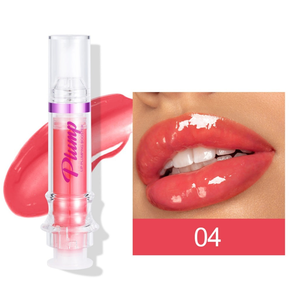 New Tube Lip Rich Lip Color Slightly Spicy Lip Honey Lip Glass Mirror Face Lip Mirror Liquid Lipstick - Steellady