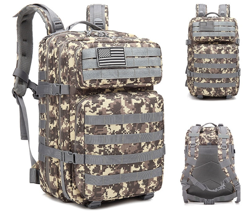 Outdoor Mountaineering Bag Tactical Leisure Bag Army Fan Travel Computer Bag Individual Soldier Package - Steellady