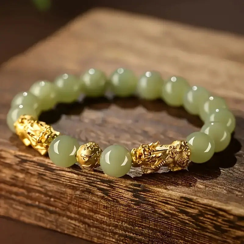 The Gold Pixiu Bracelet Is Suitable For Those Who Pursue Traditional Auspicious Meanings And Like To Wear Jewelry To Show Their Unique Style - Steellady