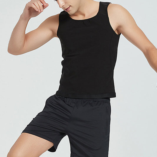 Men's Fashion Simple Solid Colour Sweatshirt Tank Top - Steellady