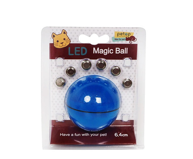 LED Laser Electronic Rolling Pet Funny Cat Toy Ball - Steellady