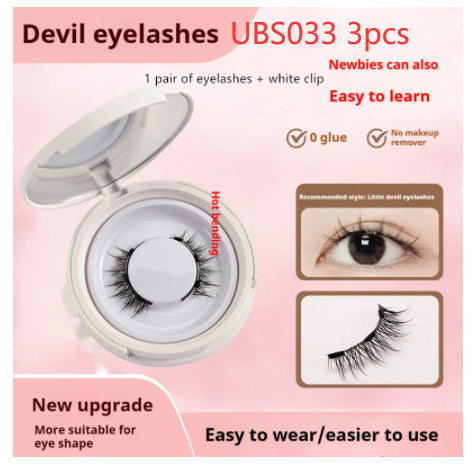 Magnetic Suction False Eyelashes Little Devil Supernatural Magnet Suit - Steellady