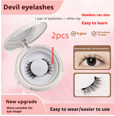 Magnetic Suction False Eyelashes Little Devil Supernatural Magnet Suit - Steellady