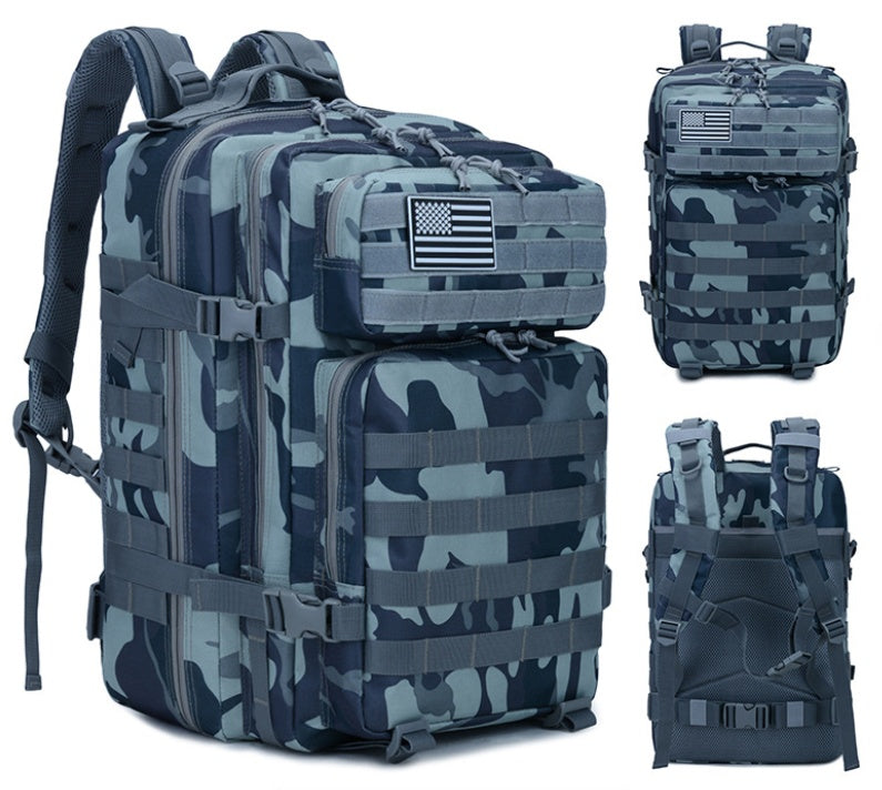 Outdoor Mountaineering Bag Tactical Leisure Bag Army Fan Travel Computer Bag Individual Soldier Package - Steellady