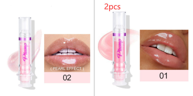 New Tube Lip Rich Lip Color Slightly Spicy Lip Honey Lip Glass Mirror Face Lip Mirror Liquid Lipstick - Steellady