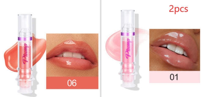 New Tube Lip Rich Lip Color Slightly Spicy Lip Honey Lip Glass Mirror Face Lip Mirror Liquid Lipstick - Steellady