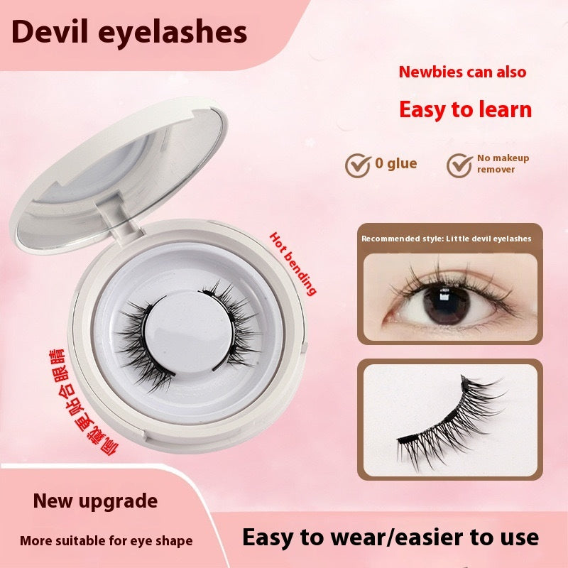 Magnetic Suction False Eyelashes Little Devil Supernatural Magnet Suit - Steellady