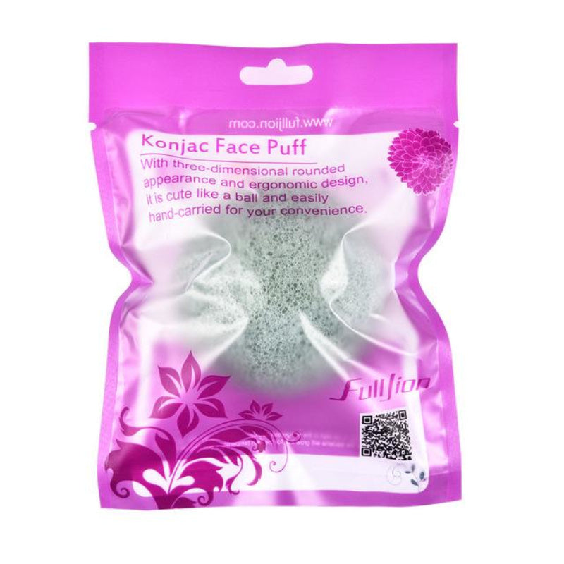 Natural Round Shap Konjac Sponge Face Cleaning Sponge - Steellady