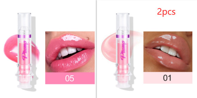 New Tube Lip Rich Lip Color Slightly Spicy Lip Honey Lip Glass Mirror Face Lip Mirror Liquid Lipstick - Steellady