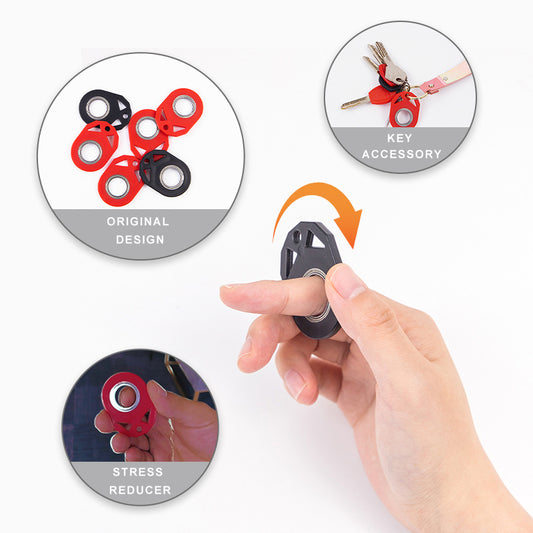 Creative Fidget Spinner Toy Keychain Hand Spinner Anti-Anxiety Toy Relieves Stress Finger Spinner Keychain Bottle Opener Kids Toy - Steellady