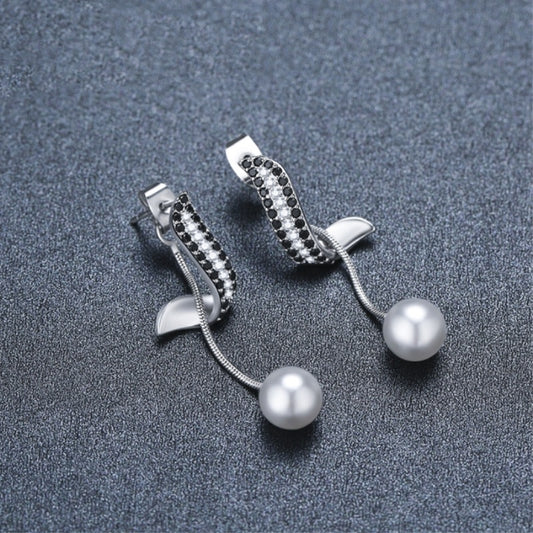 Special Interest Light Luxury High-grade Tassel Earrings Ornament Women's Pearl Pendant - Steellady