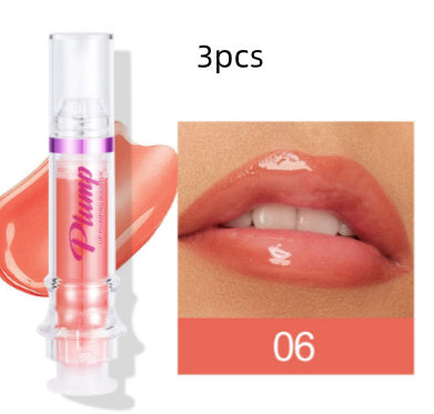 New Tube Lip Rich Lip Color Slightly Spicy Lip Honey Lip Glass Mirror Face Lip Mirror Liquid Lipstick - Steellady