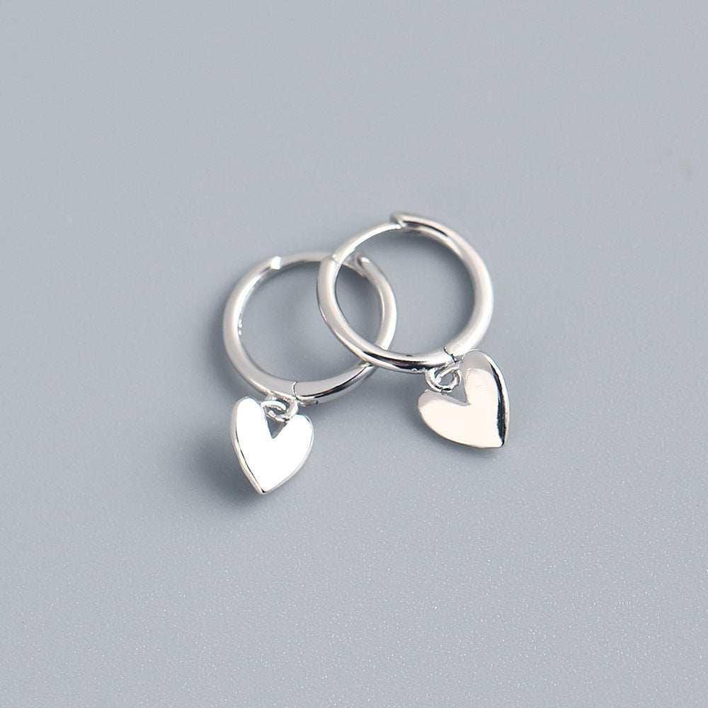 Love Heart Earrings Premium Temperament Earrings Jewelry - Steellady