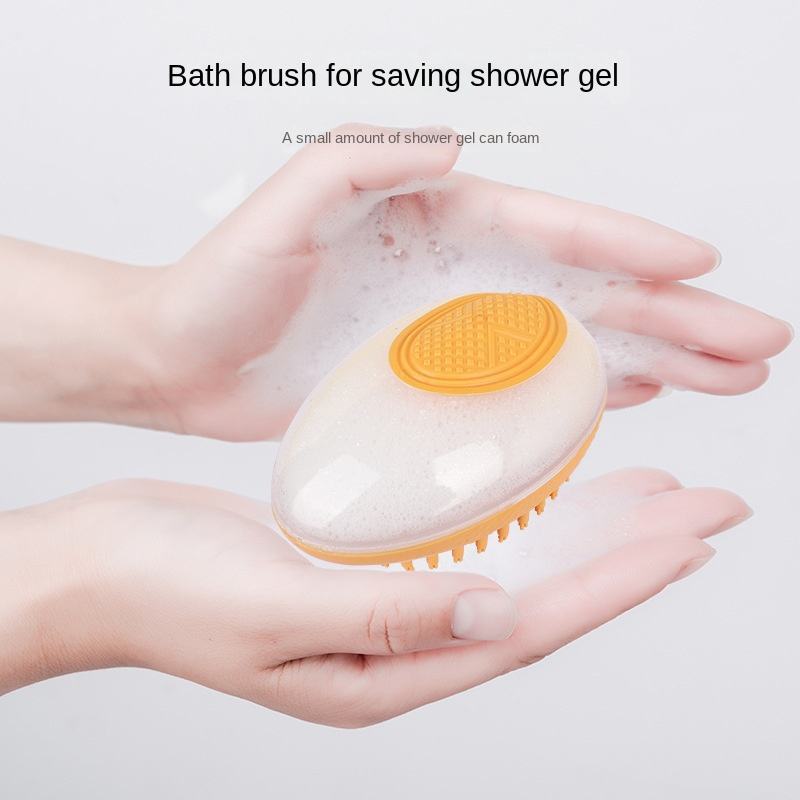 Dog Cat Bath Brush 2-in-1 Pet SPA Massage Comb Soft Silicone Pets Shower Hair Grooming Cmob Dog Cleaning Tool Pet Products - Steellady