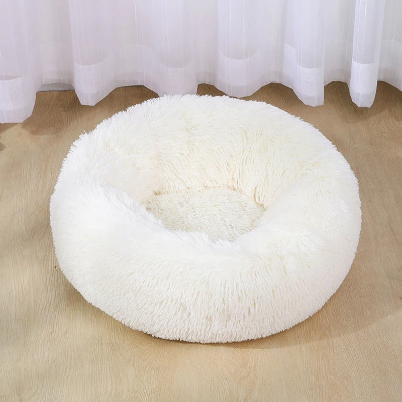 Dog Bed Super Soft Washable Long Plush Pet Kennel Deep Sleep Dog House Velvet Mats Sofa For Dog Basket Pet Cat Bed - Steellady