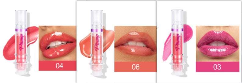 New Tube Lip Rich Lip Color Slightly Spicy Lip Honey Lip Glass Mirror Face Lip Mirror Liquid Lipstick - Steellady