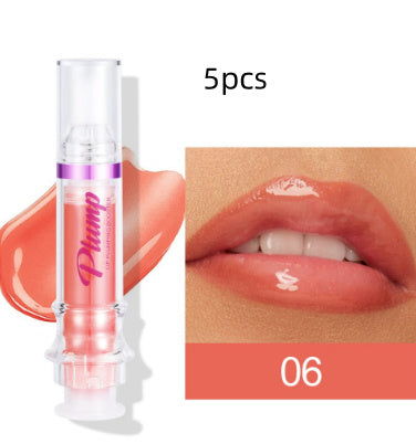 New Tube Lip Rich Lip Color Slightly Spicy Lip Honey Lip Glass Mirror Face Lip Mirror Liquid Lipstick - Steellady