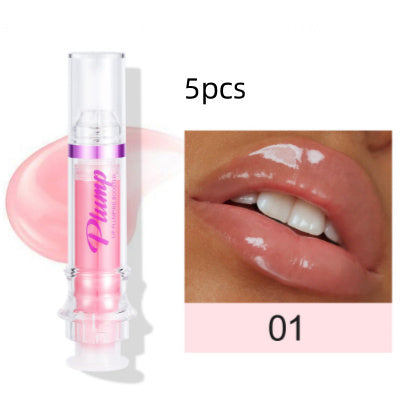 New Tube Lip Rich Lip Color Slightly Spicy Lip Honey Lip Glass Mirror Face Lip Mirror Liquid Lipstick - Steellady