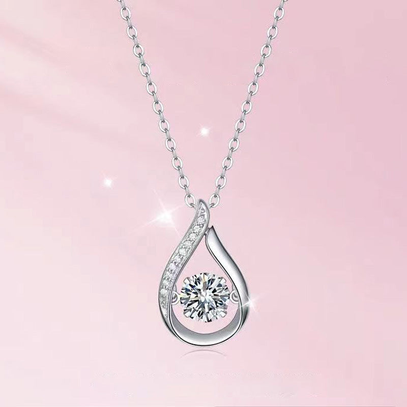 Smart Drop-shaped All-match Light Luxury Necklace - Steellady