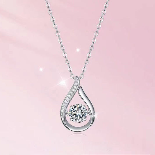 Smart Drop-shaped All-match Light Luxury Necklace - Steellady