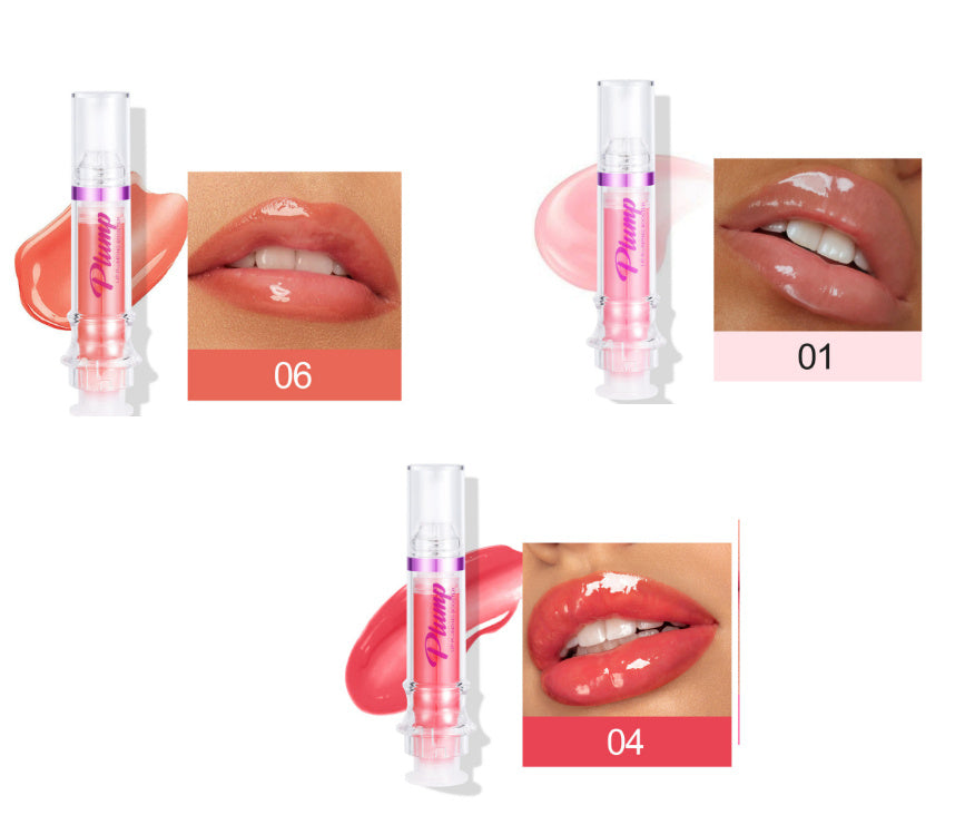 New Tube Lip Rich Lip Color Slightly Spicy Lip Honey Lip Glass Mirror Face Lip Mirror Liquid Lipstick - Steellady