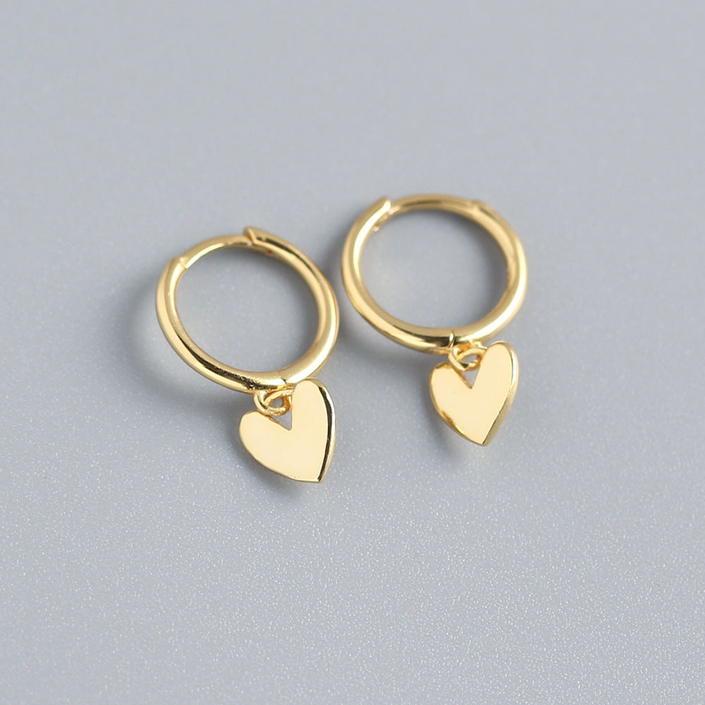 Love Heart Earrings Premium Temperament Earrings Jewelry - Steellady