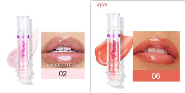 New Tube Lip Rich Lip Color Slightly Spicy Lip Honey Lip Glass Mirror Face Lip Mirror Liquid Lipstick - Steellady