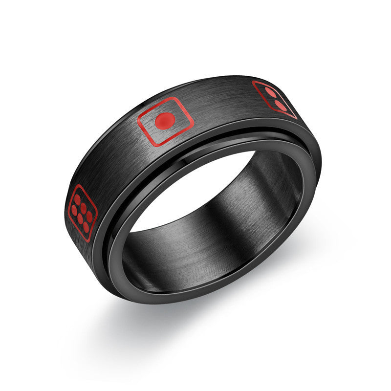 Personality Ring Titanium Steel Hip Hop Simplicity - Steellady