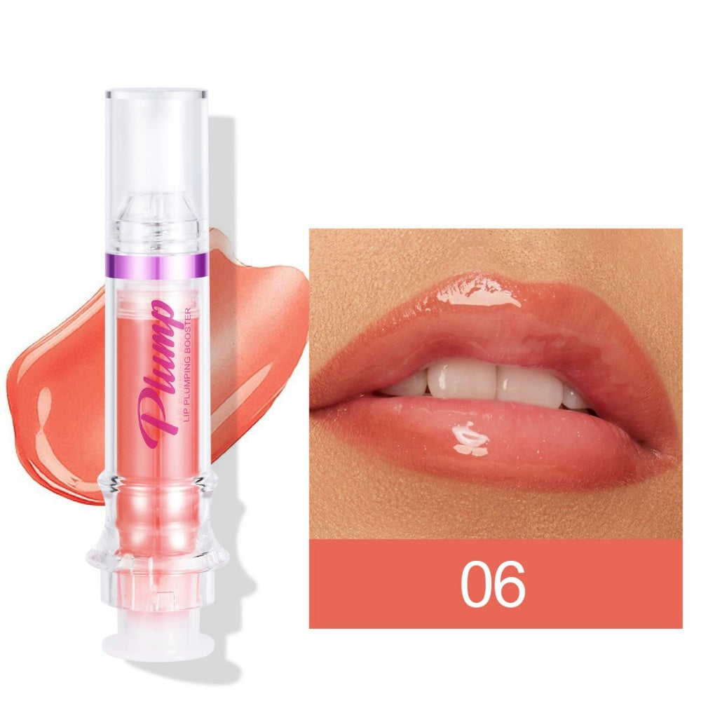 New Tube Lip Rich Lip Color Slightly Spicy Lip Honey Lip Glass Mirror Face Lip Mirror Liquid Lipstick - Steellady