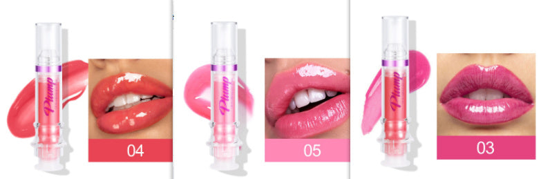 New Tube Lip Rich Lip Color Slightly Spicy Lip Honey Lip Glass Mirror Face Lip Mirror Liquid Lipstick - Steellady