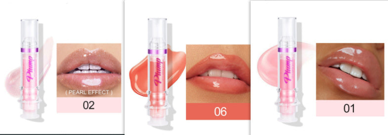 New Tube Lip Rich Lip Color Slightly Spicy Lip Honey Lip Glass Mirror Face Lip Mirror Liquid Lipstick - Steellady