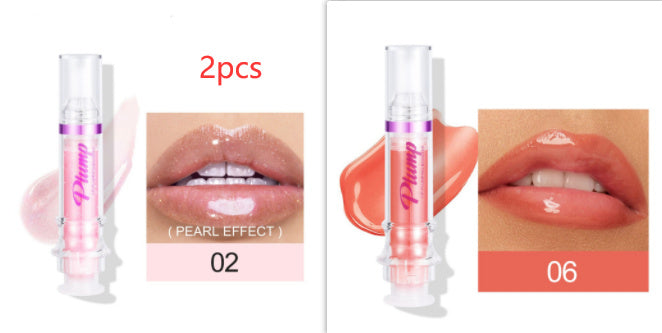 New Tube Lip Rich Lip Color Slightly Spicy Lip Honey Lip Glass Mirror Face Lip Mirror Liquid Lipstick - Steellady