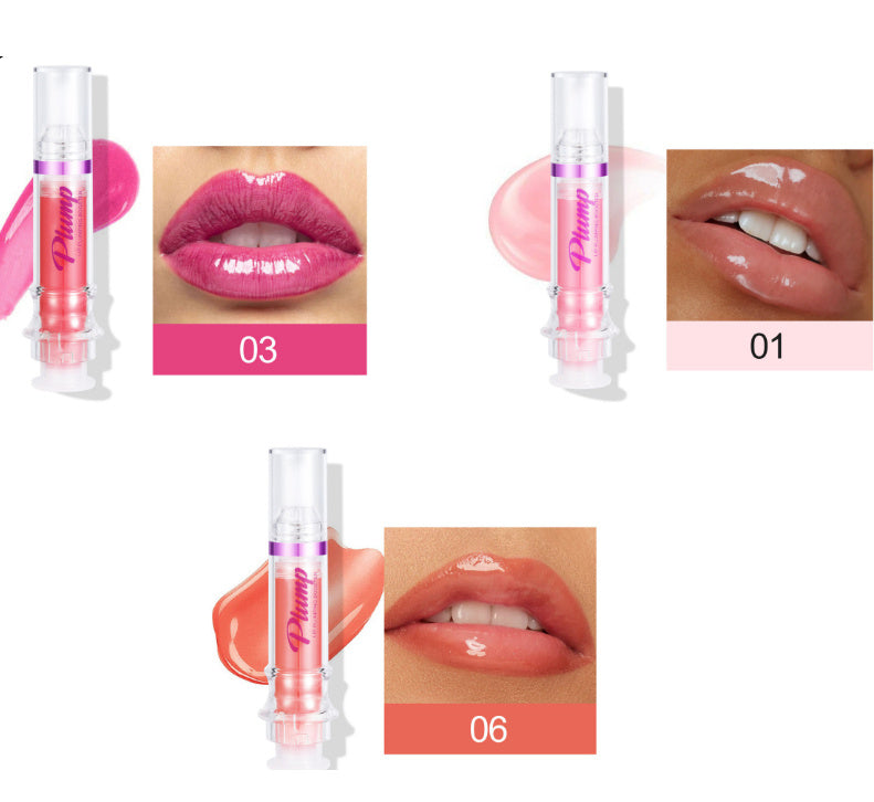 New Tube Lip Rich Lip Color Slightly Spicy Lip Honey Lip Glass Mirror Face Lip Mirror Liquid Lipstick - Steellady