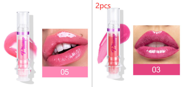 New Tube Lip Rich Lip Color Slightly Spicy Lip Honey Lip Glass Mirror Face Lip Mirror Liquid Lipstick - Steellady